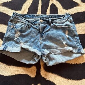 Old Navy Women's Distressed Blue Jean Shorts